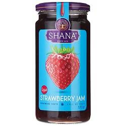 مربا توت فرنگی 570 گرم شانا